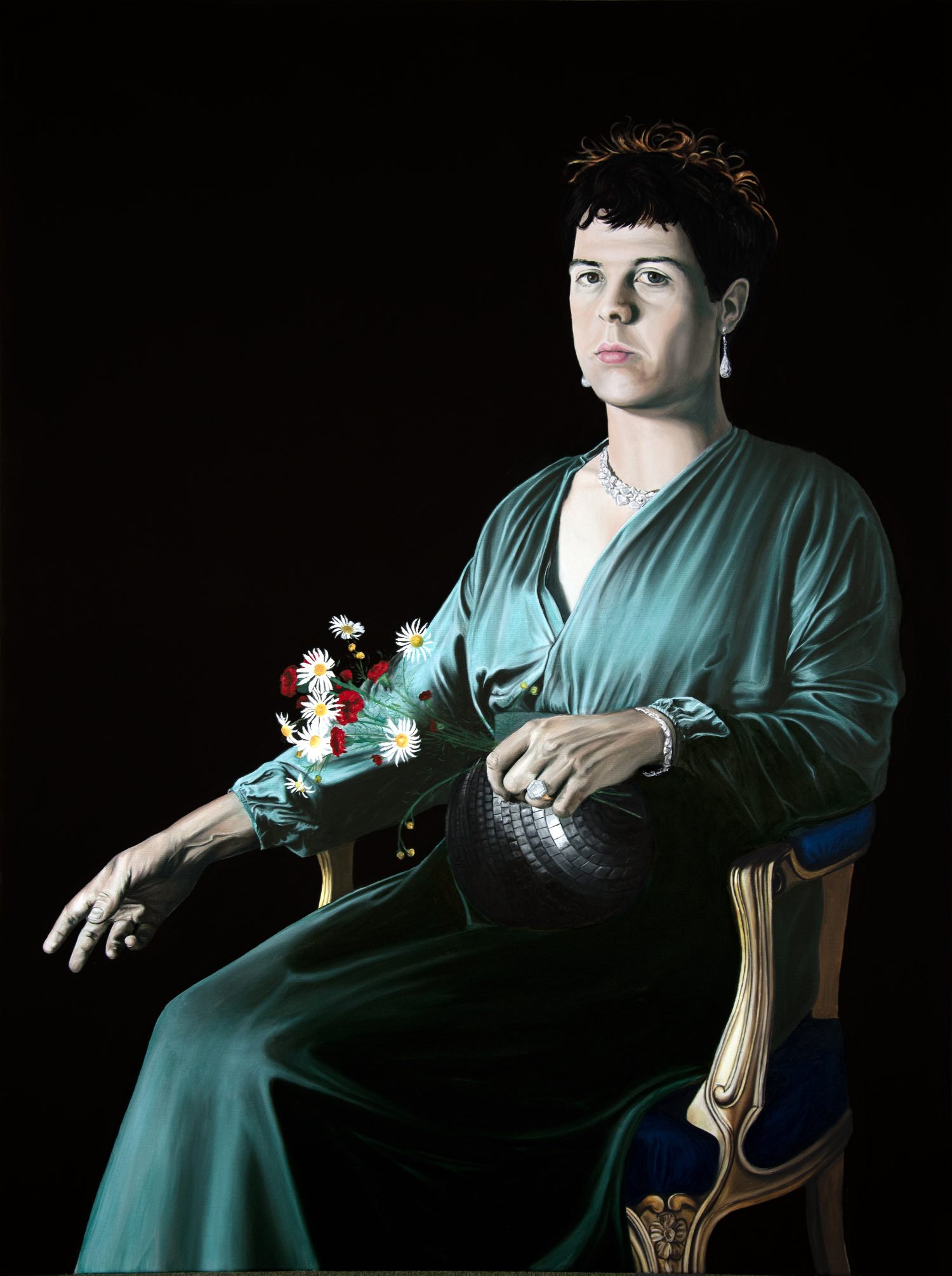 Catherine la grande, oil on canvas by Nicolas Maureau