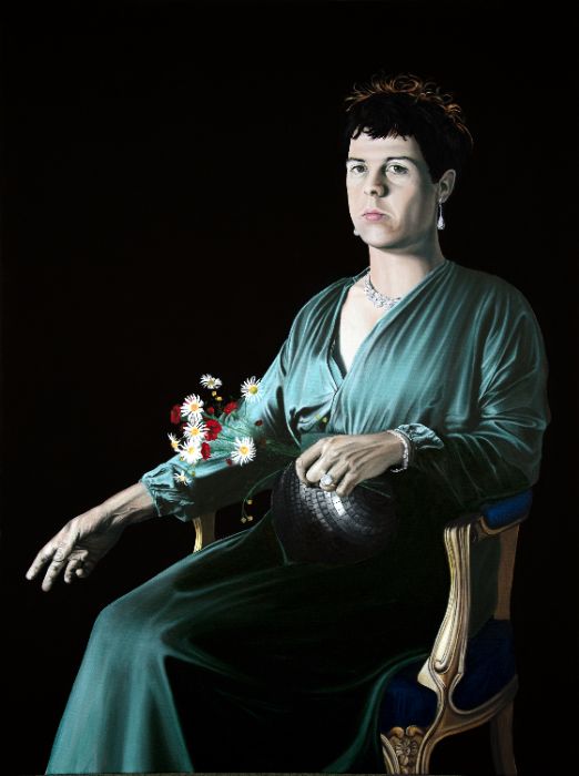 Catherine la grande, huile sur toile de Nicolas Maureau