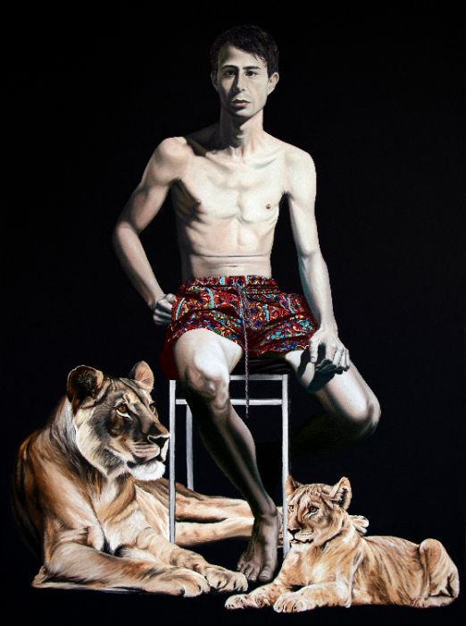Darius le grand, huile sur toile de Nicolas Maureau