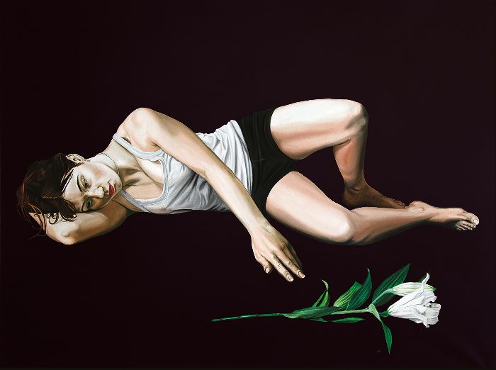 Ophélie, oil on canvas by Nicolas Maureau