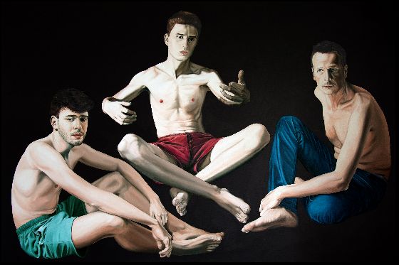 La Tristesse du roi, oil on canvas by Nicolas Maureau