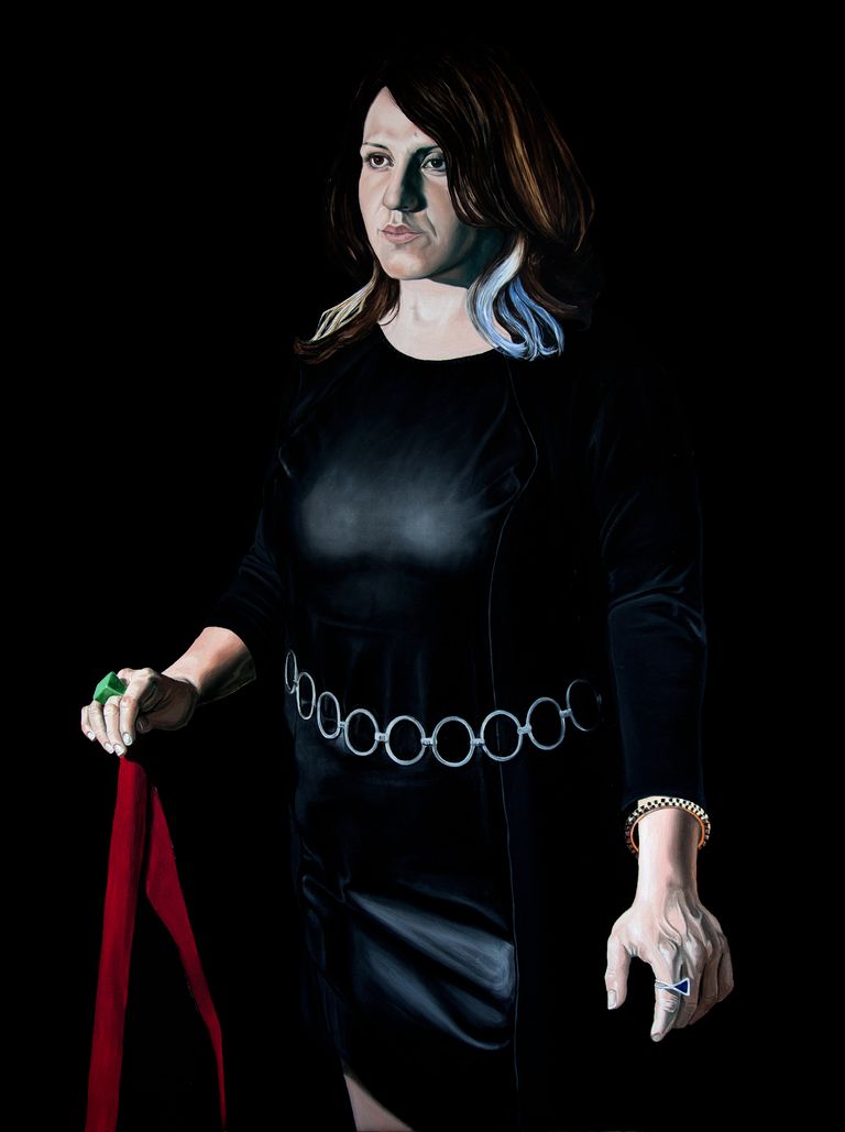 a oil painting of Catherine de Médicis by Nicolas Maureau