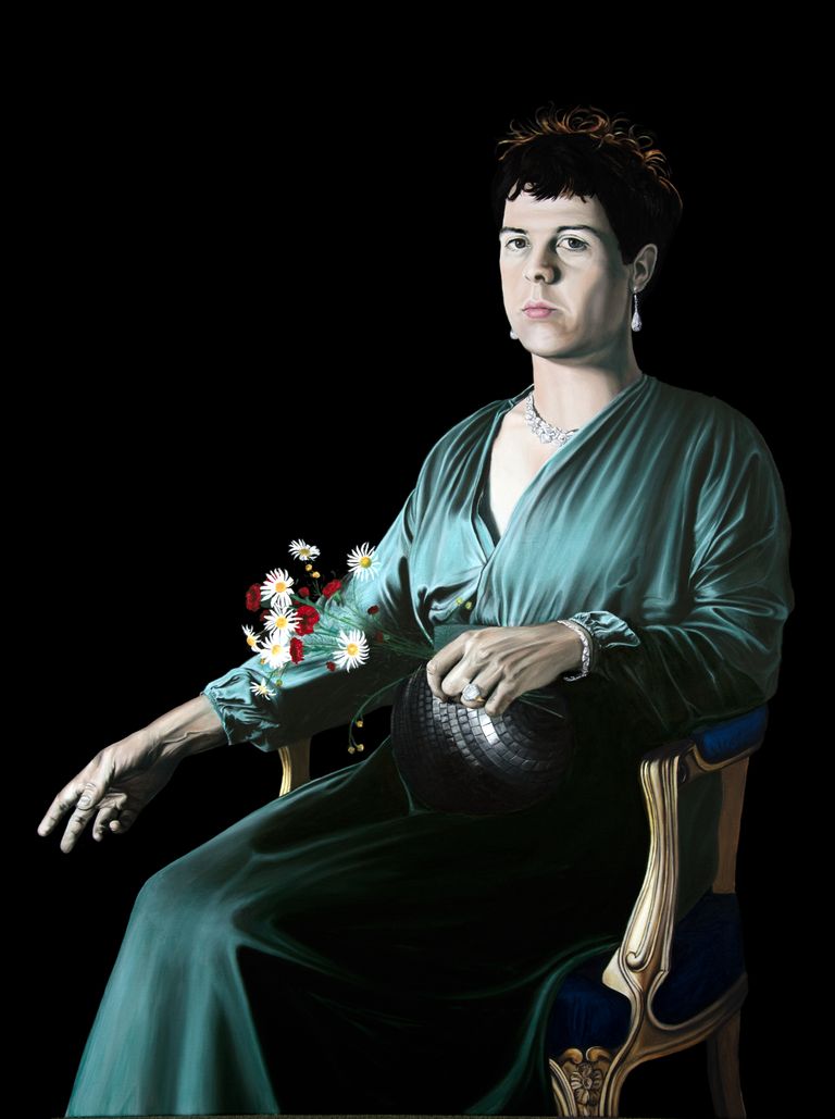 a oil painting of Catherine la grande by Nicolas Maureau