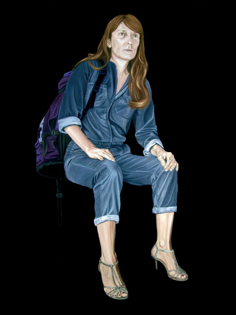 Oil painting by Nicolas Maureau titled La chiffonière