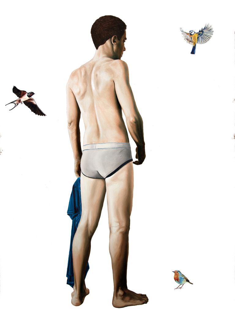 Oil painting by Nicolas Maureau titled Saint François d'Assise