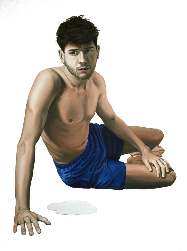 Oil painting by Nicolas Maureau titled Saint Ignace