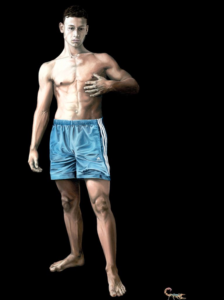 Oil painting by Nicolas Maureau titled Orion