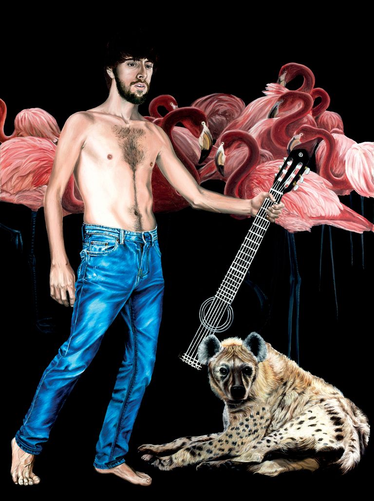 Oil painting by Nicolas Maureau titled Orpheus